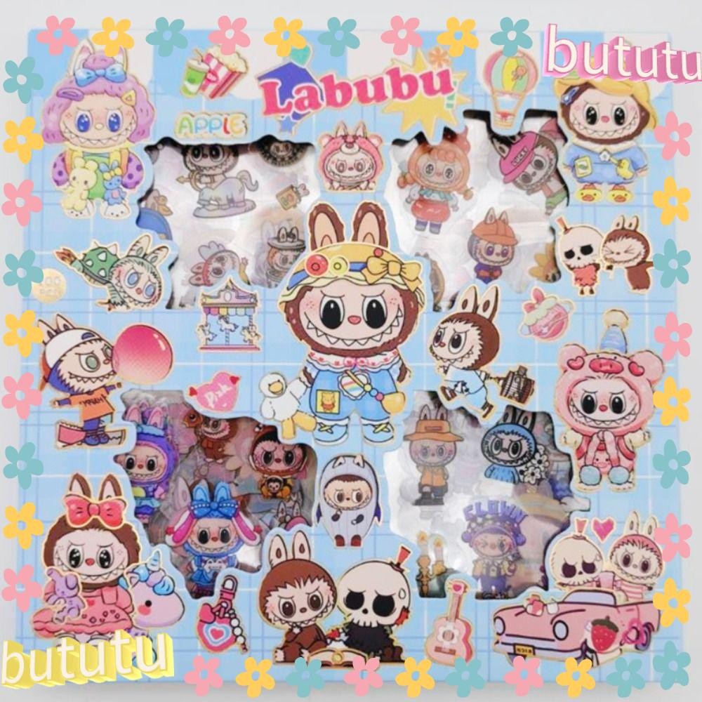 BUTUTU Children Sticker, 100-Piece Cute Hand Ledger Sticker, DIY ...