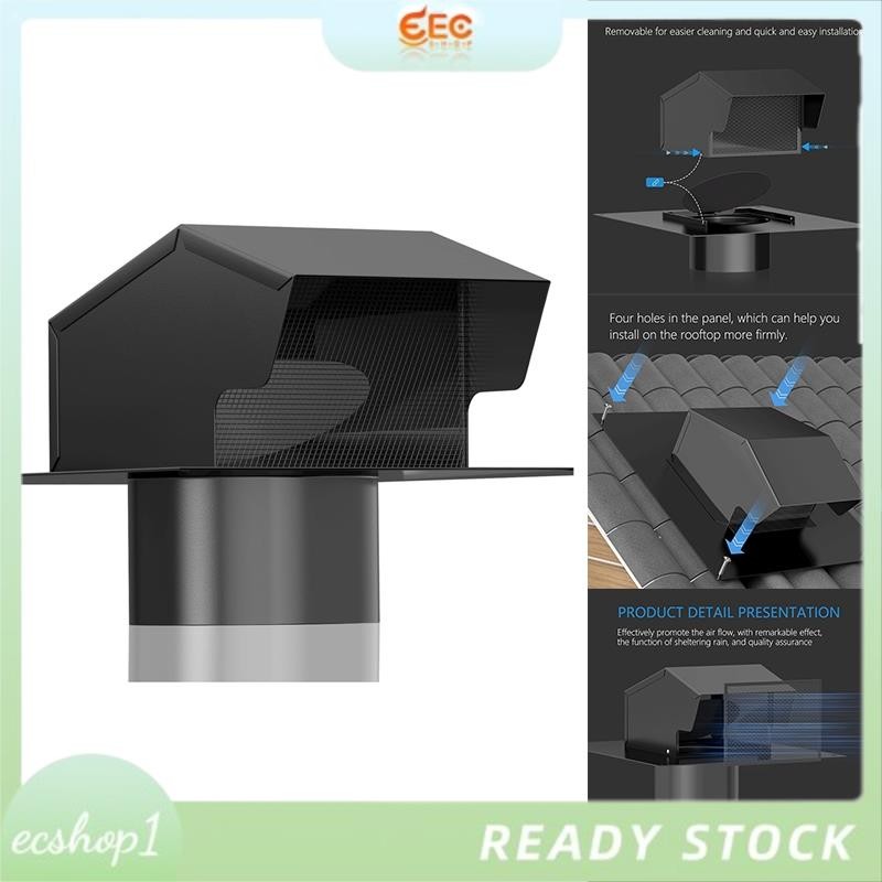 Rooftop Exhaust Vent Cap Roof Vent Cap Removable Bathroom
