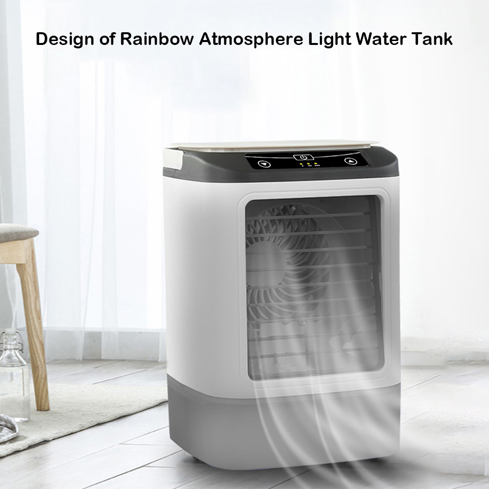 Evaporative Air Cooler with Spray & Ice Box Small Air Cooler Fan for