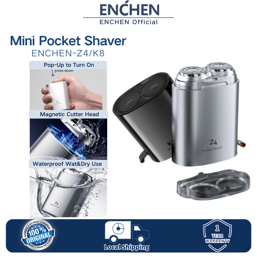 Enchen Electric Shaver Pop-up Hidden Cutter Head Portable Shaver ...