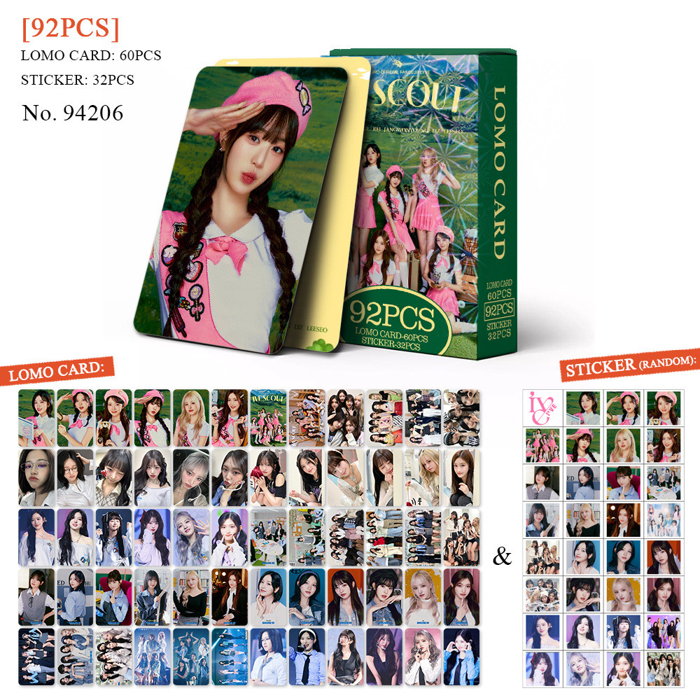 92pcs Katseye Photo Cards BEAUTIFULCHAOS Novel Album Cards