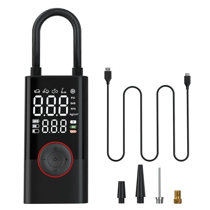 EDB* Portable Air Compressor Electric Car Automatic Motorcycle Tire ...