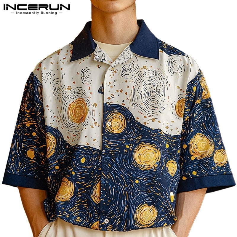 Men's Cozy Cotton T Shirt Urbann-Vibe Vintage Khaki Print Half Sleeve For Everyday Wear main image 0
