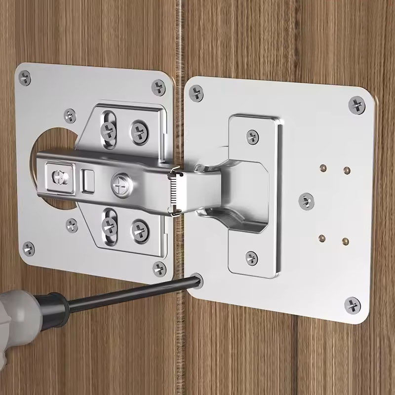 New Cabinet Hinge Repair Plate Kitchen Cupboard Door Hinge Mounting ...