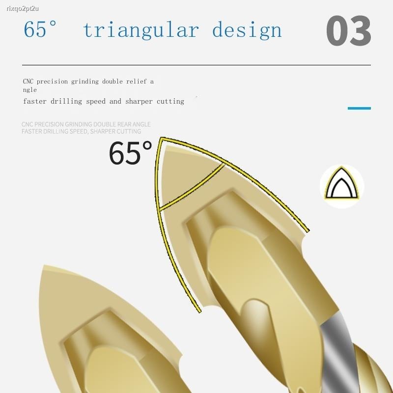 COD/Alloy triangle drill special drill for tile wall glass ceramic 6m
