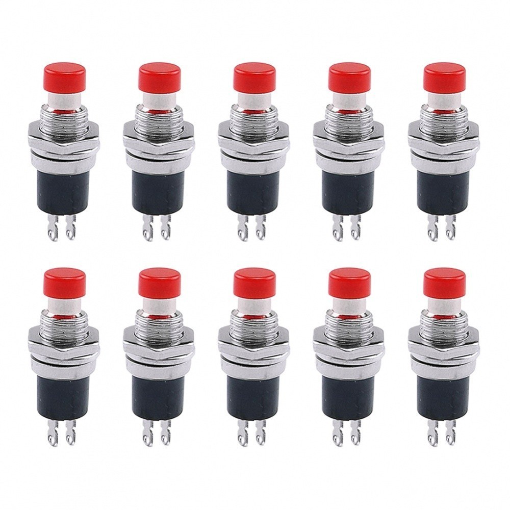 GTJ Button Switch 100mΩ 10PCS 7mm Electrical Equipment Lockless Power ...