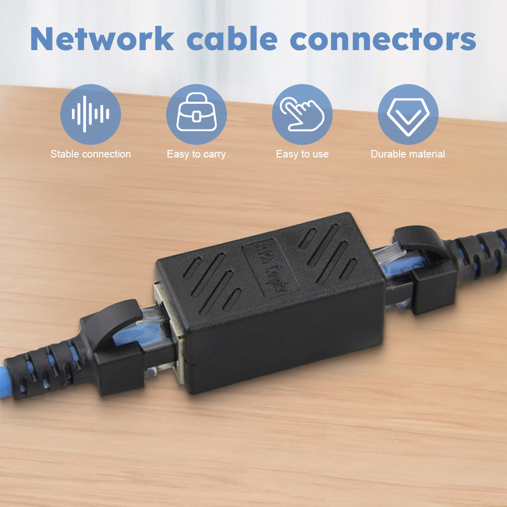 2 way Rj45 splitter Female To Female Ethernet Network Cable LAN ...