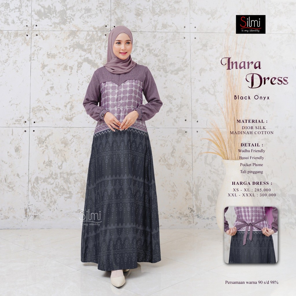 Silmi Inara Beautiful Gamis Dress for Adult Muslim Women by Silmi ...