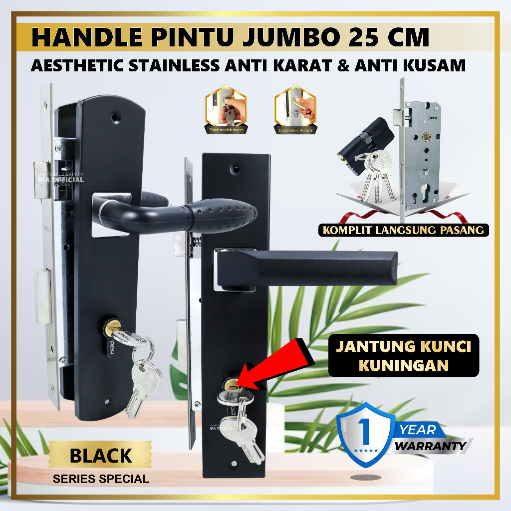 SAB Minimalist Stainless steel Door Lock Handle Set - High Quality ...
