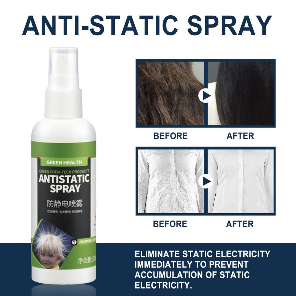 Static Guard Spray Natural Static Cling Remover Anti-static Spray ...