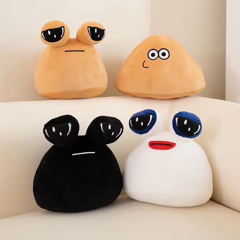 22cm Game My Pet Alien Pou Plush Keychain Furdiburb Emotion Alien ...