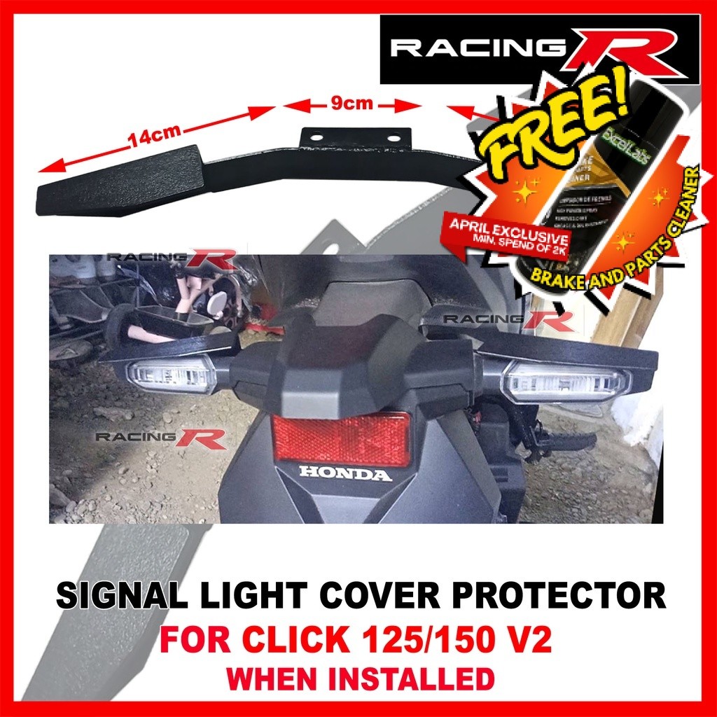 Honda Click 125 & 150 V2 / 160 Signal Light Protector Cover Guard ...