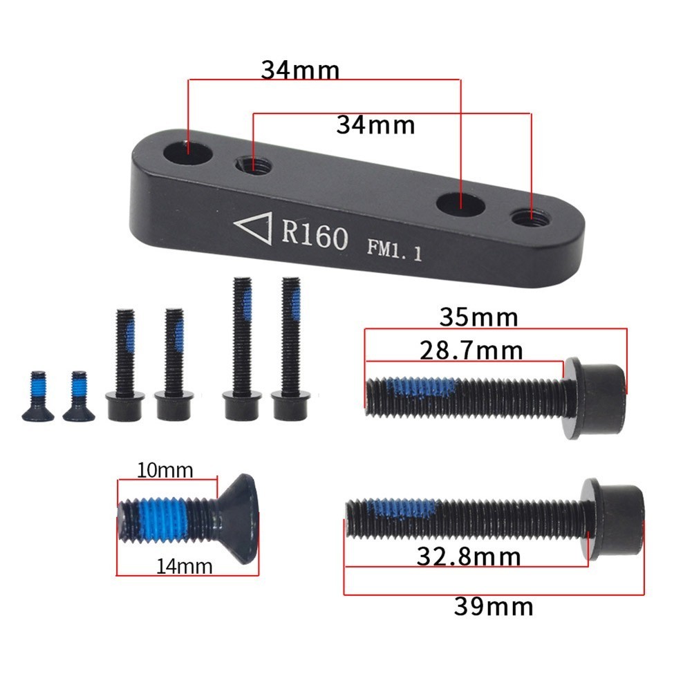 Easy Install Flat Mount Disc Brake Adapter Upgrade Your Bicycle's ...