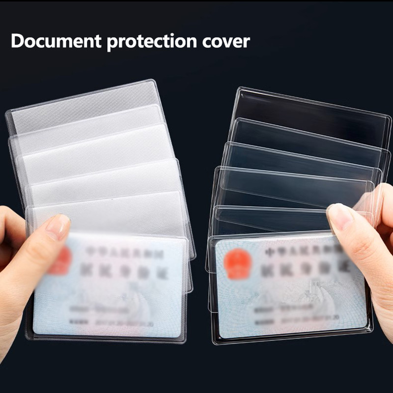 10pcs/set Thick PVC Transparent Frosted Anti Magnetic Waterproof Cover ...