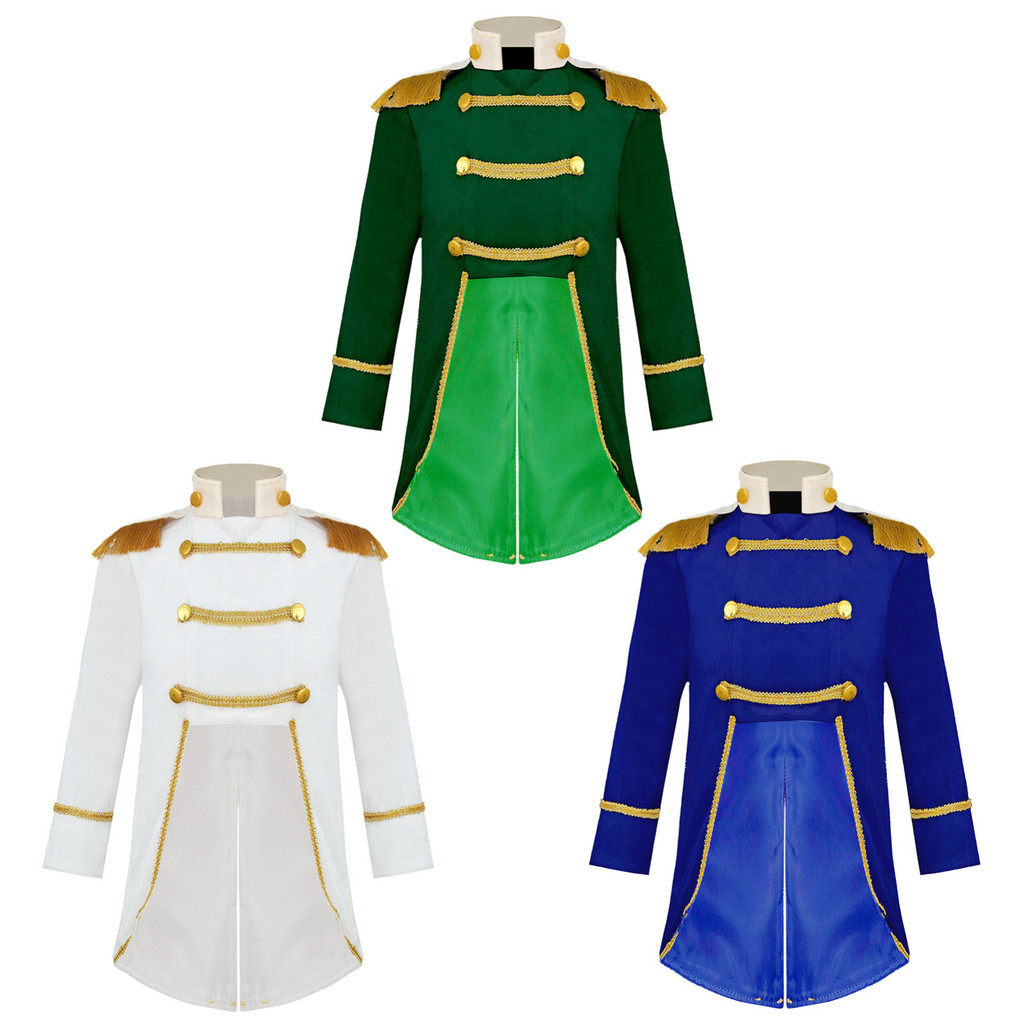 Boy Velvet Royal Princess 3pc Full Jacket Set-Bottle Green main image 0