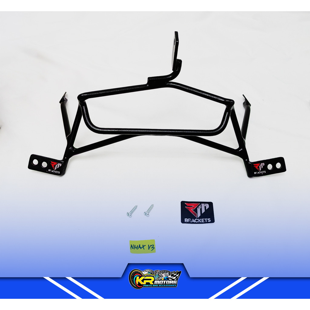 RM BRACKET NMAX V3 AUXILLIARY LIGHTS BRACKET BLACK POWDER COATED IRON ...