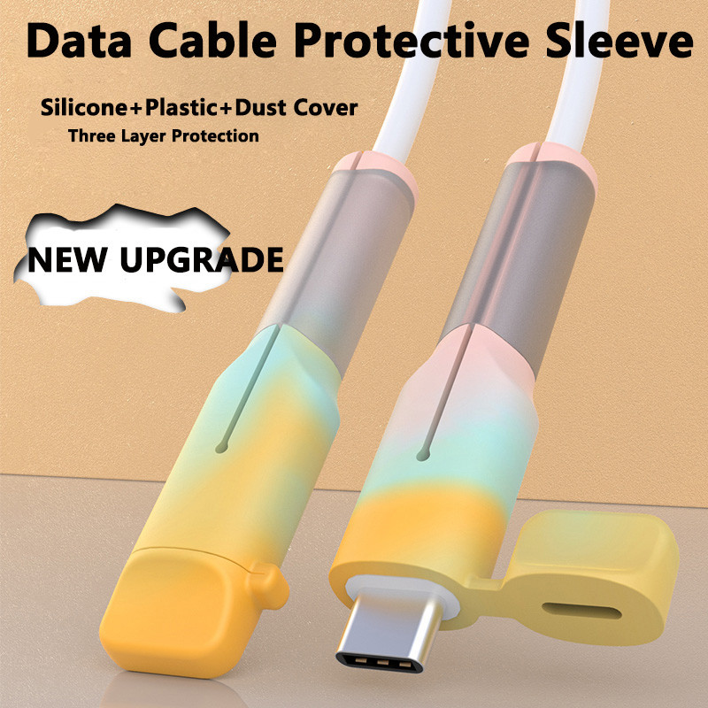 New Upgrade Cable Protectors Soft Silicone Protective Case | Shopee ...