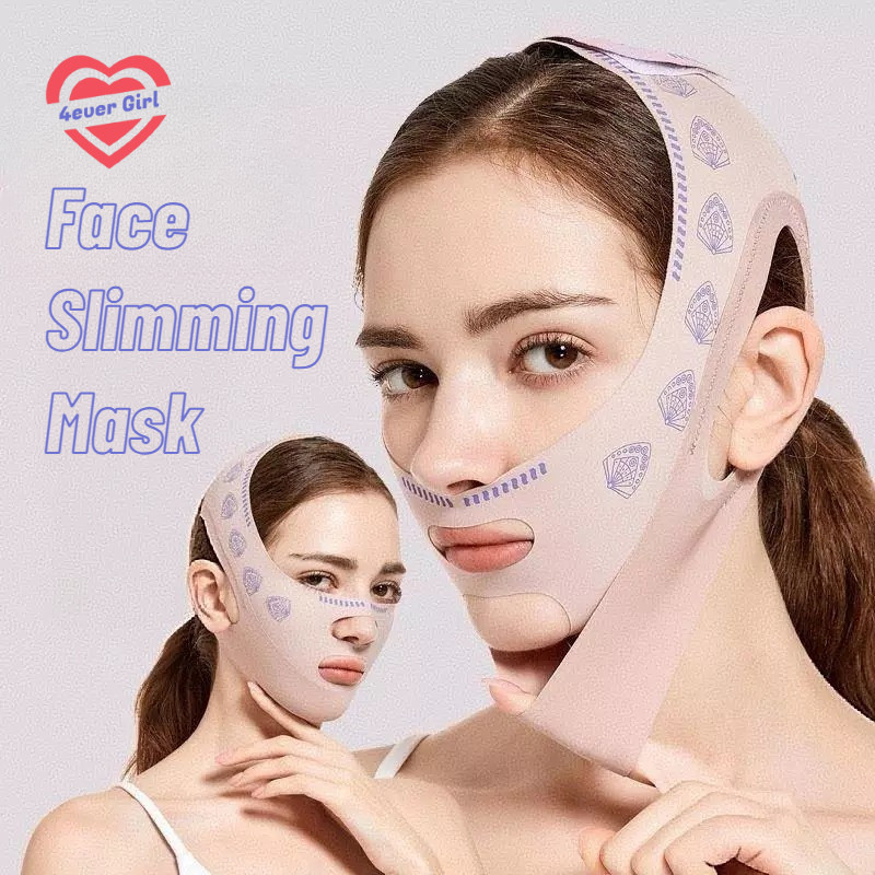 ＜4ever Girl＞Face Slimming Mask Reduce Double Chin Slim Belt Wrinkle ...