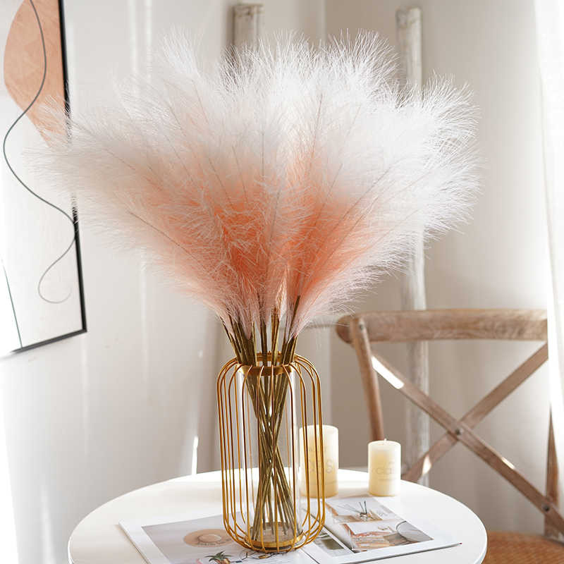 Artificial Flower Reed Grass Dried Flower Bouquet for Home Wedding ...