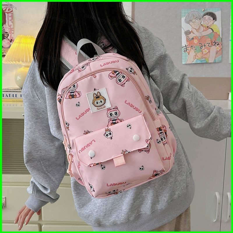 Ag1 POP MART Labubu Cartoon Anime Elementary School Student Backpack