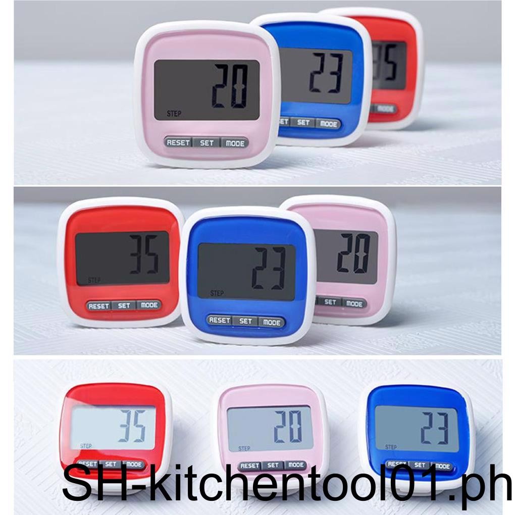 1/2/3 Simple Pedometer Walking Step Counter Tracker Counters Fitness ...
