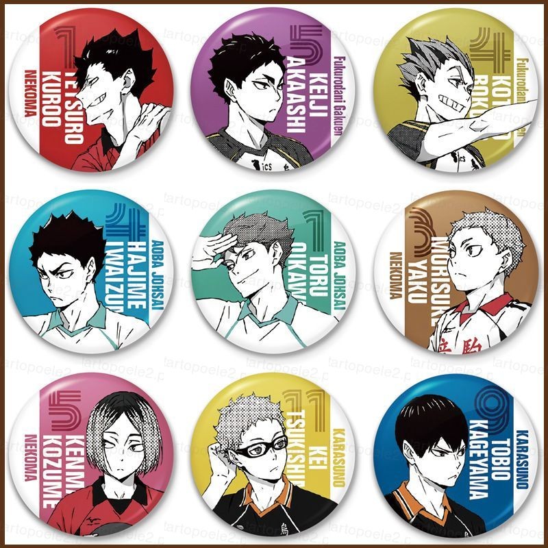Haikyuu!! Anime Badge Pins (Non Karasuno) | Shopee Philippines - Foto 4