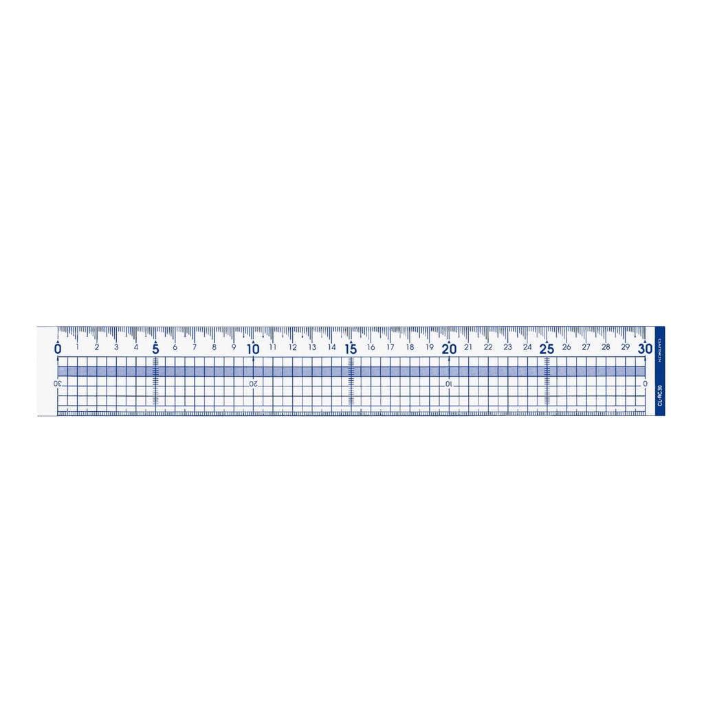 KOKUYO Cutter Ruler 30cm Wave Scale Large Numbers CL-RC30 | Shopee ...