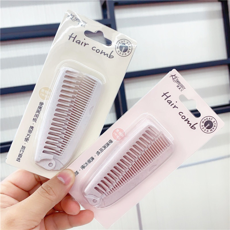 Women's Portable Internet Celebrity Travel Folding Small Comb Anti ...