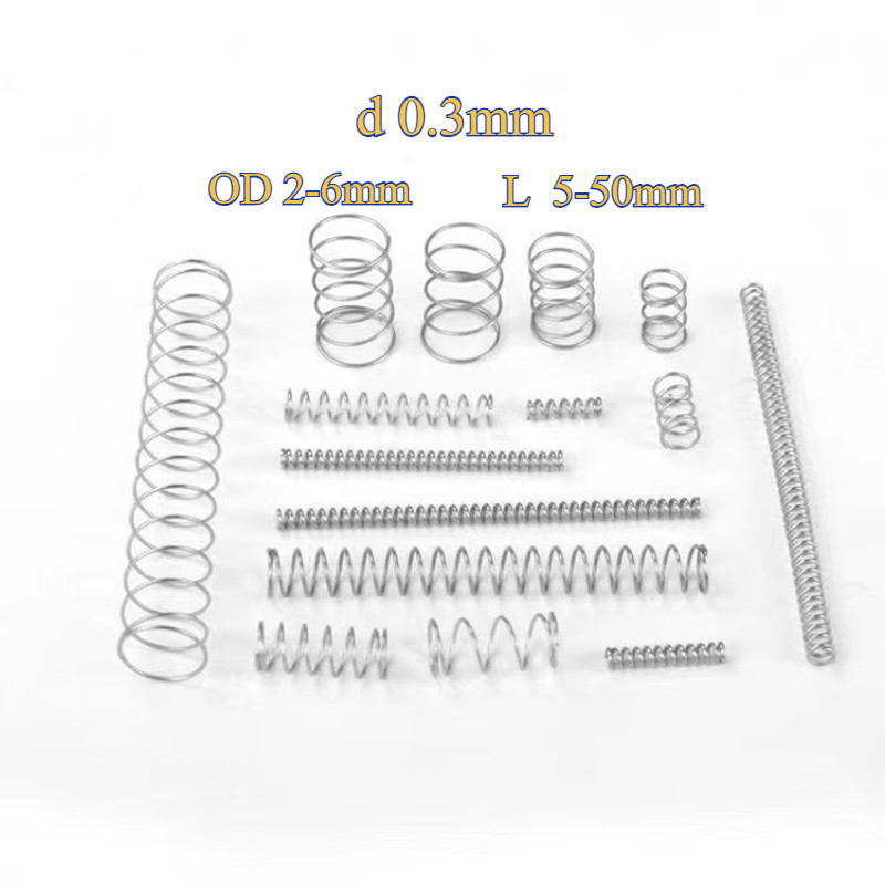 [HNK] 304 Stainless Steel Pressure Spring Toy Watch, 0.3mm Wire, 2/3/4 ...