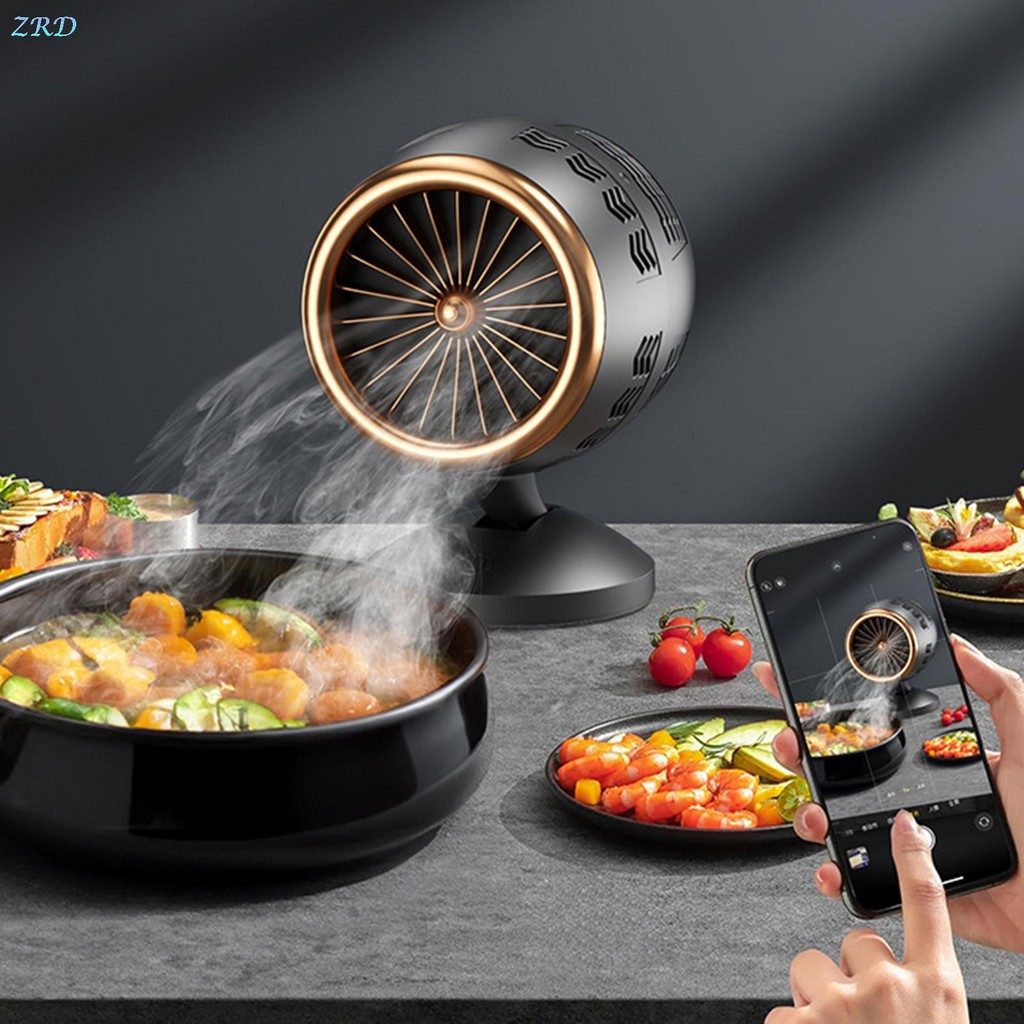 Portable Mobile Travel Range Hood Kitchen Exhaust Fan with Detachable