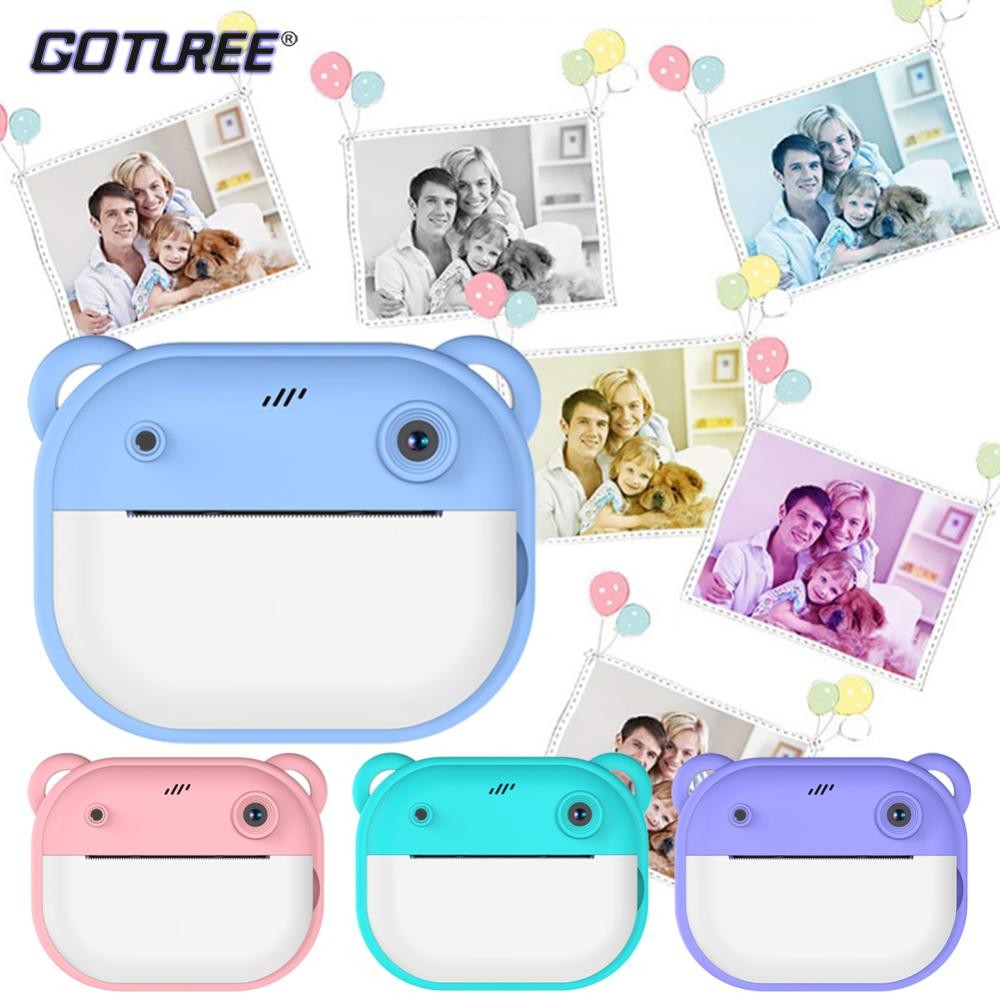 Kids Mini Instant Print Camera 24MP HD 1080P Video Photo Printing ...