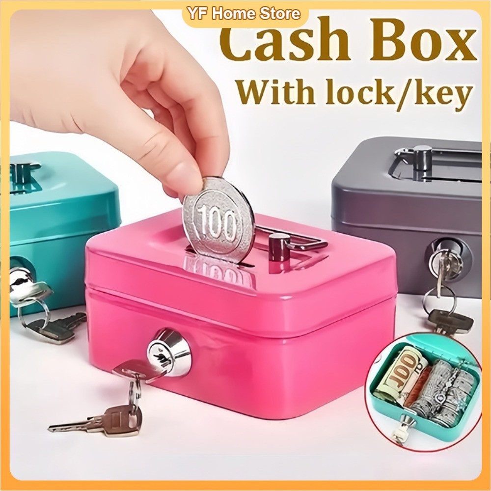 Money Secret Security Safe Box with Metal Lock Password Small Storage ...