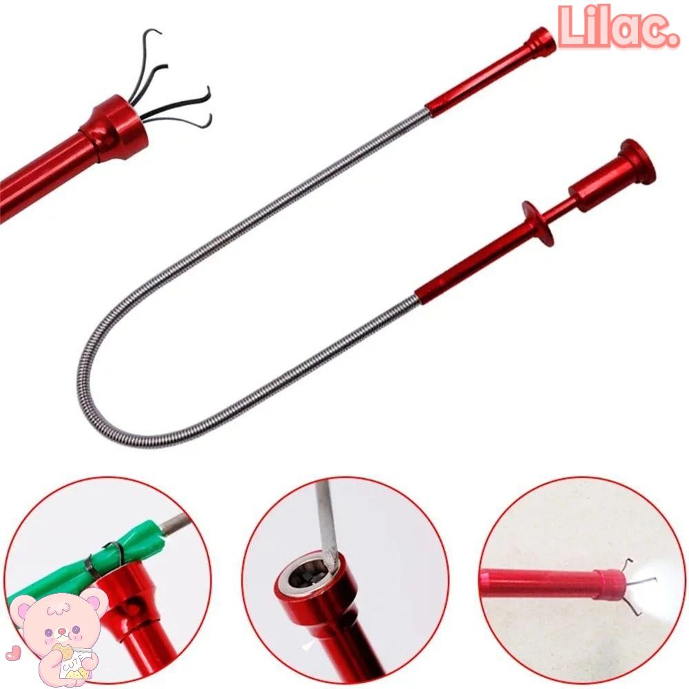 LILAC Telescoping Magnetic pickup Claw, Bander Tool with LED Light ...