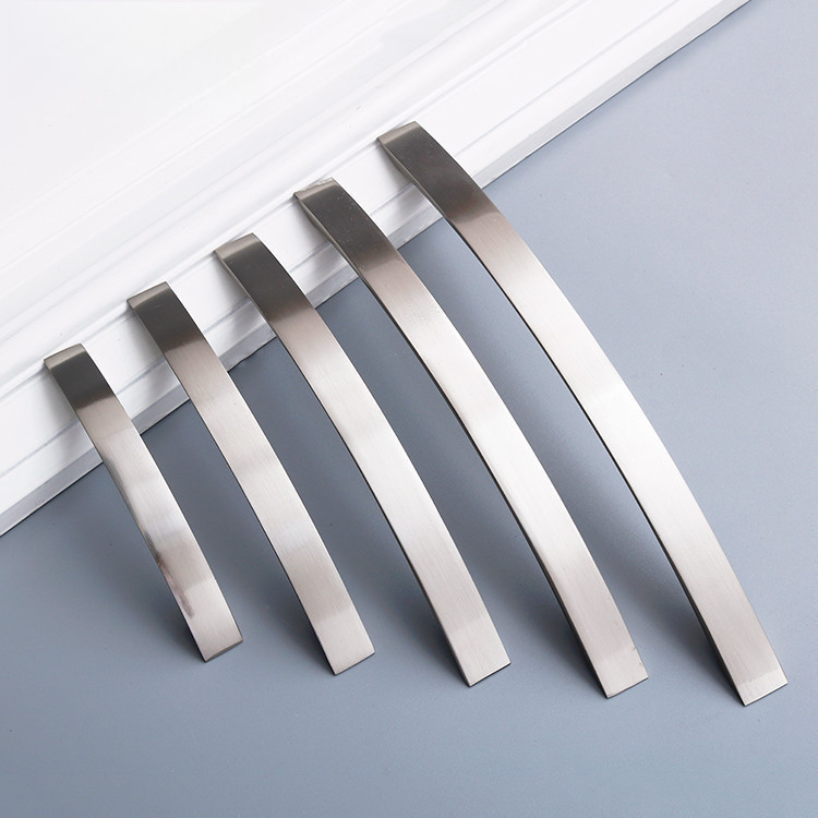 Factory Direct Supply Modern Simple Cabinet Handle Silver Aluminium ...