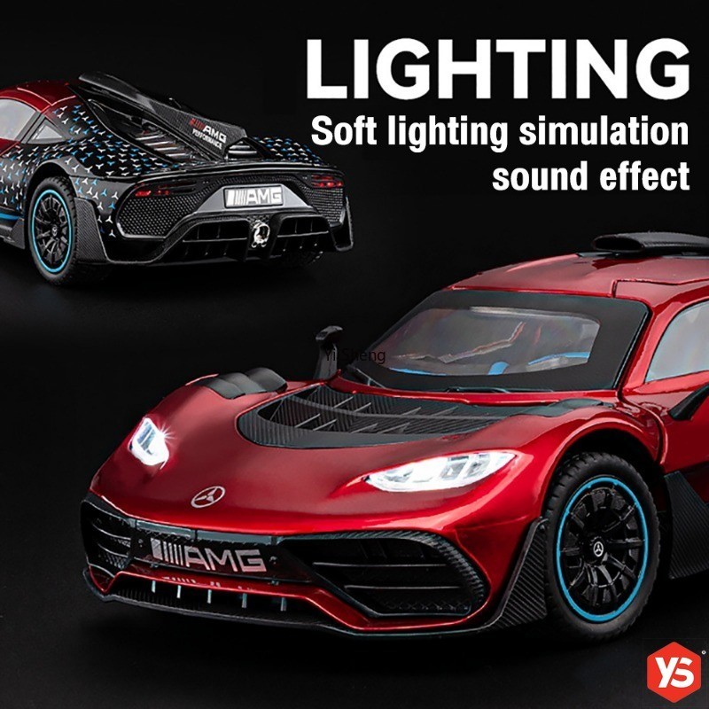 1:24 Scale Diecast Mercedez-AMG ONE Model Toy Car with Lights,Sounds ...
