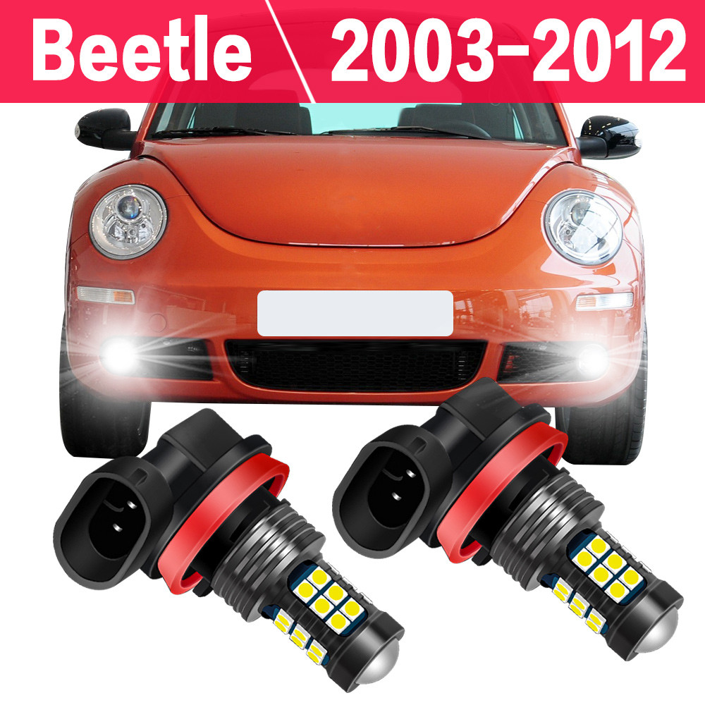 Evan-Fischer Fog Light Trim Pair For 2006-2010 Volkswagen Beetle – Driver & Passenger Side, Primed, Direct Replacement