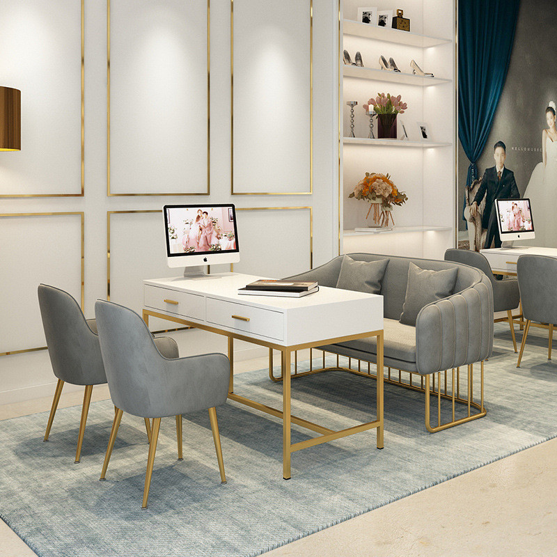 Nordic Studio Sales Office Negotiation Sofa Table and Chair Wedding ...