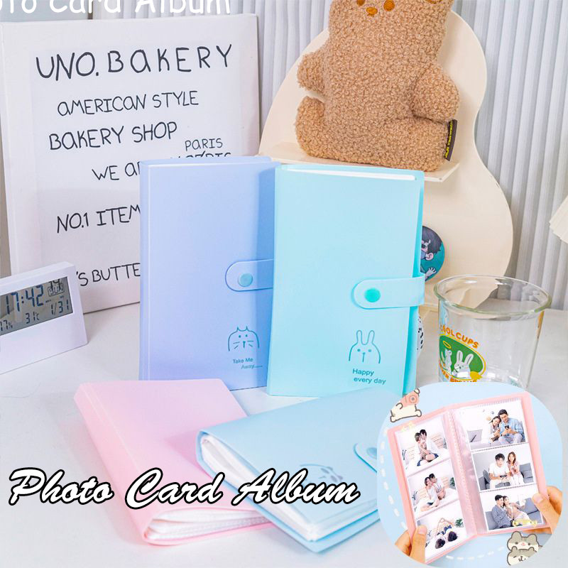 120/240pcs Transparent Photo Album Mini Album Photo Card Train Ticket ...