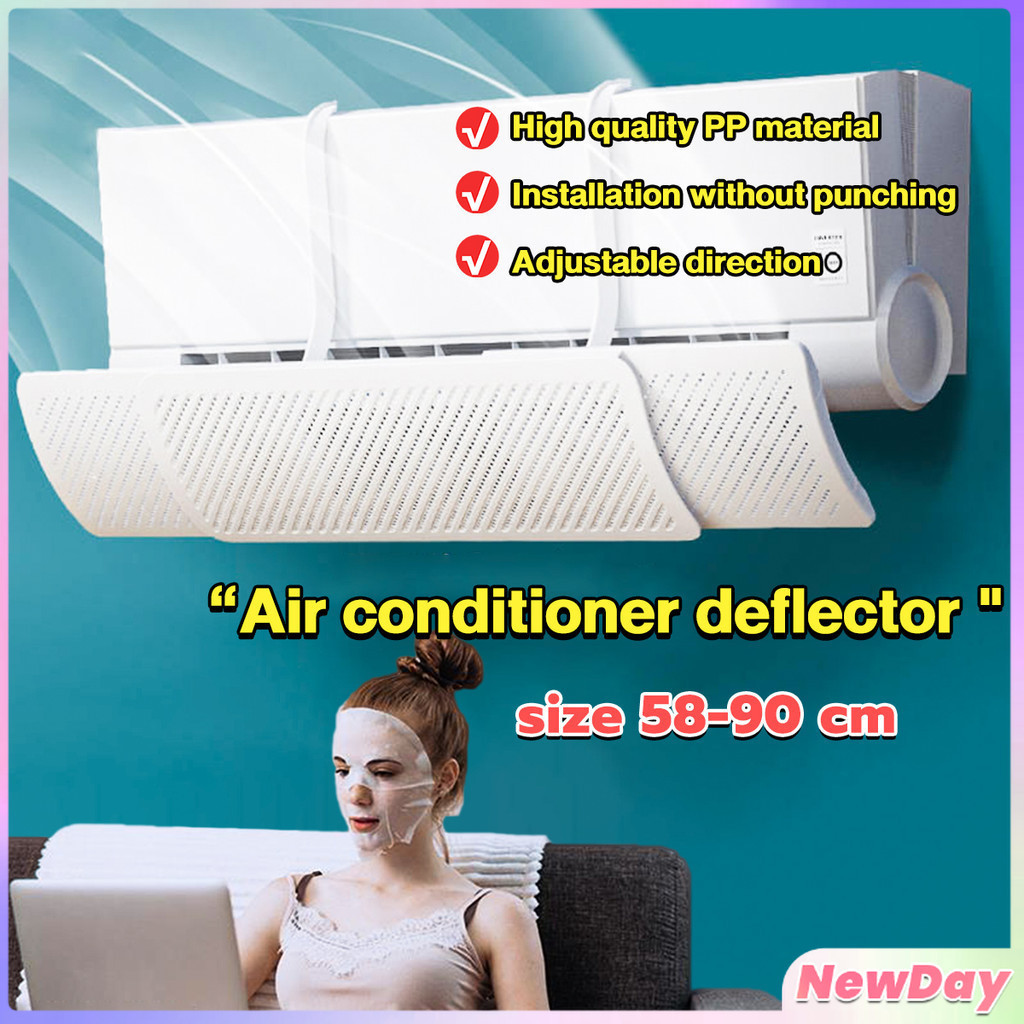 ND Adjustable Air Conditioner Cover Air Conditioning Baffle Deflector ...