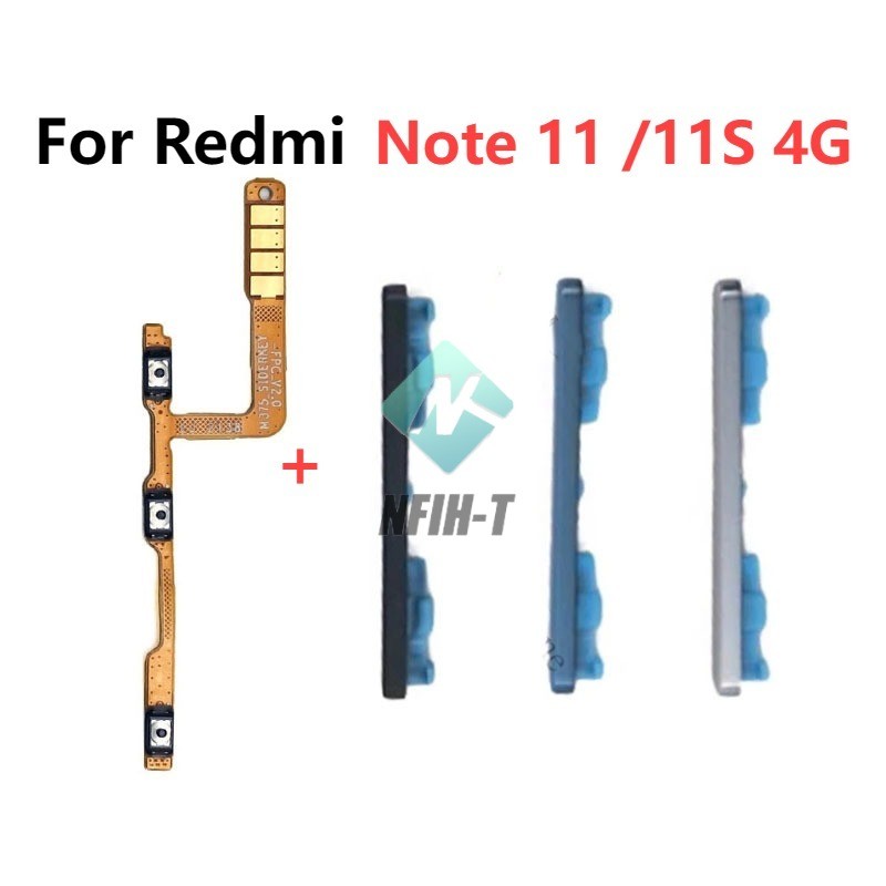 Xiaomi Redmi Note 11 11S 4G 5G Side Power Key Switch Volume Button ...