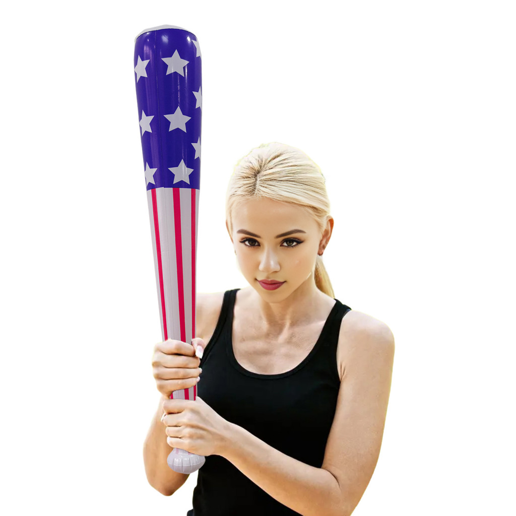 PVC Inflatable Bat With Pump WILLBOND 48 Pcs Inflatable Baseball Bats ...