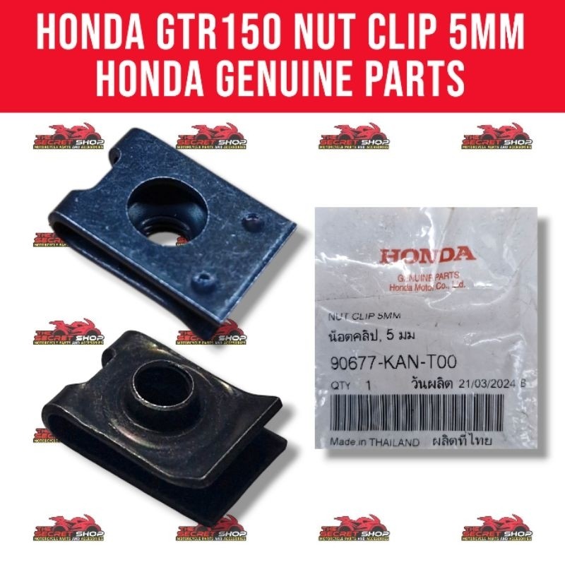 HONDA GTR150 NUT CLIP 5MM GENUINE PARTS 90677-KAN-T00 | Shopee Philippines