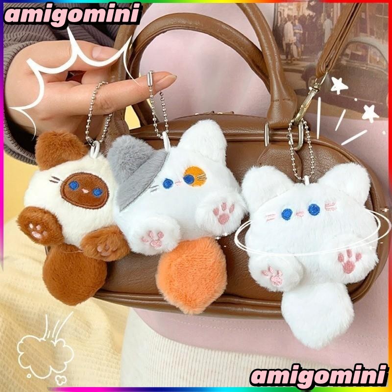 Fun Cuddly Plush Toys Keychain for Kids Kawaii Cat Plushies for Girls ...