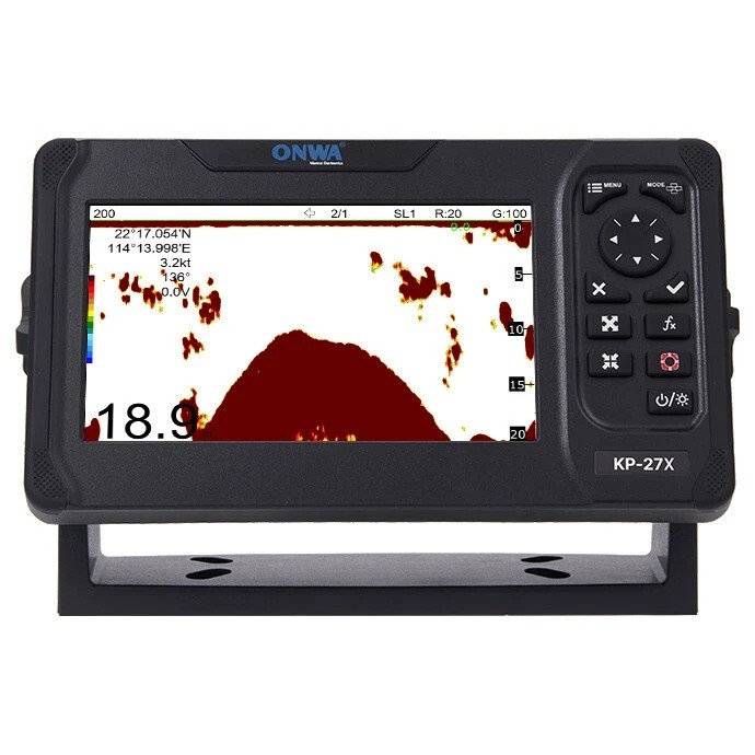 ONWA KP-27X 7-inch IP66 Marine GPS Chart Plotter 4-IN-1 with Echo ...