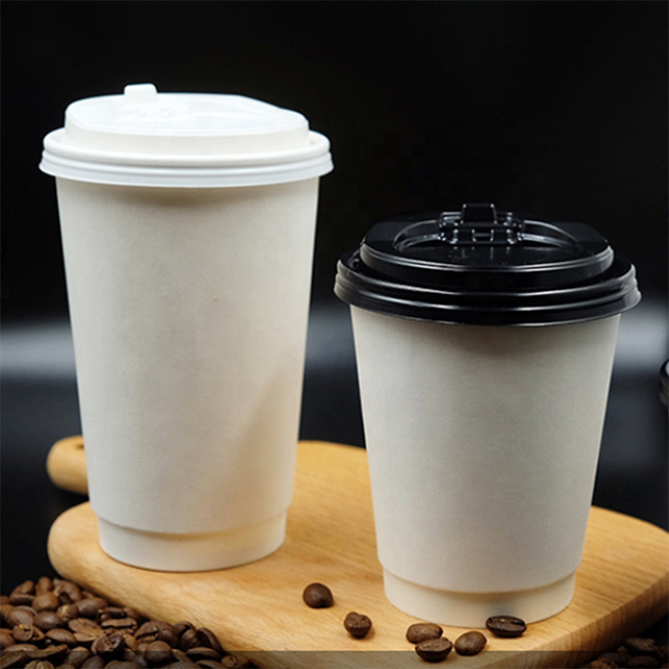 50pcs Double Wall Coffee Paper Lid / Takip Only for 8oz / 12oz ( White ...