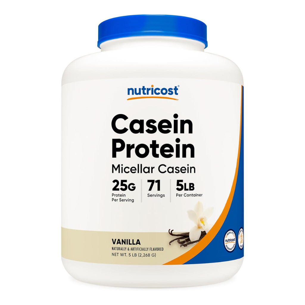 Nutricost Casein Protein Vanilla Powder 5LB / 2268g | Shopee Philippines