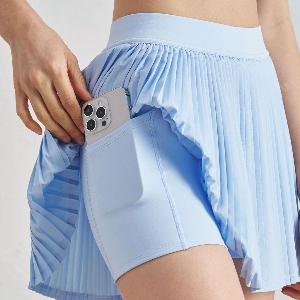 2025 new women's sports casual quick dry sunscreen pleated skirt yoga ...