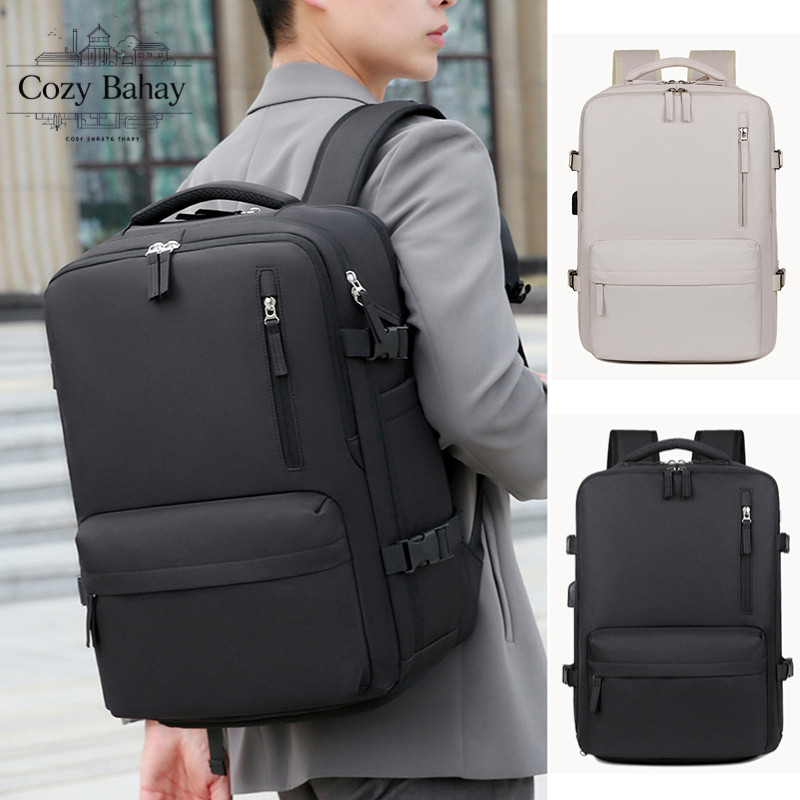 16 Inch Laptop Business Bag Expandable Luggage Backpacks Men Travel  Waterproof Backpack