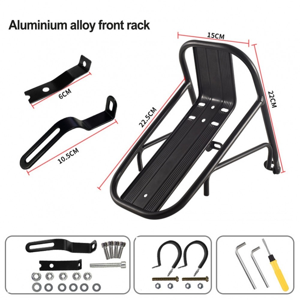 Bike Front Rack Easy To Use And Install Groceries Luggage Carrier Racks ...