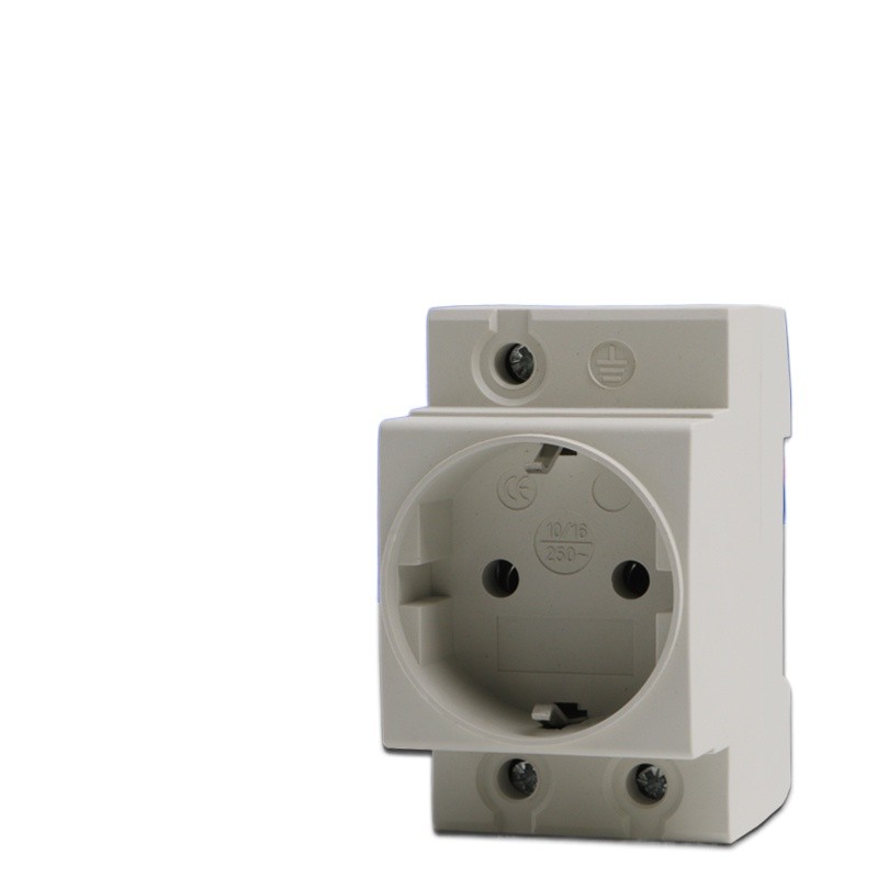 ﹌European standard power conversion socket guide rail modular socket 10 ...